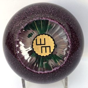 Purple Overlay Butterfly Paperweight